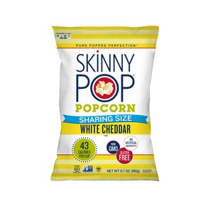 SkinnyPop White Cheddar Popcorn Sharing Size, 6.7 OZ