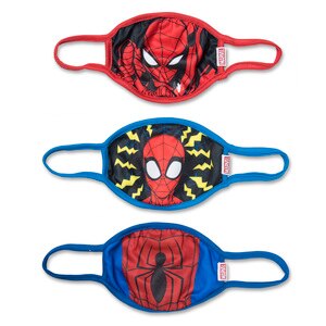 Disney Spider-Man - Mascarillas surtidas para niños, paquete de 3