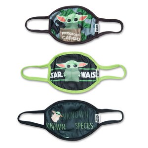  Disney StarWars Assorted Face Masks for Kids, 3-Pack 