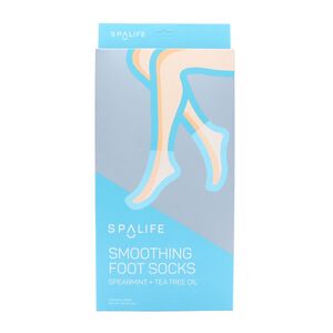 SpaLife Spa Life Blue Smoothing Foot Sockies - Spearmint & Tea Tree Oil, 2 Ct , CVS