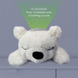 Pure Enrichment PureBaby Sound Sleepers Portable Sound Machine & Star Projector, Polar Bear, thumbnail image 2 of 6