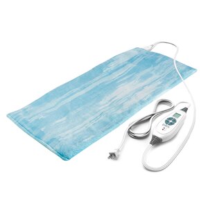 Pure Enrichment PureRelief Luxe Micromink Electric Heating Pad (12x24), Aqua Paint , CVS