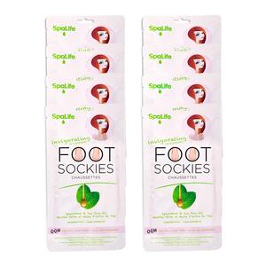 SpaLife Spa Life Pink Invigorating Foot Sockies Spearmint & Tea Tree Oil, 8 Ct , CVS