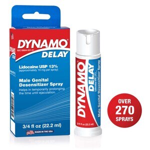 Dynamo Delay Male Desensitizing Spray with 270+ Sprays Per Bottle