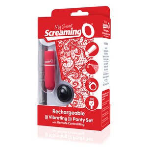 Momentum Management LLC My Secret Screaming O Charged Remote Control Panty Vibe, Red , CVS