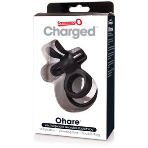 Momentum Management LLC Screaming O Pleasure Products Charged Ohare Voom Mini Vibe, Black , CVS