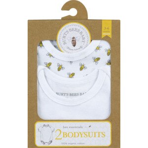Burt's Bees Baby 2 Bodysuits, 3-6 Months