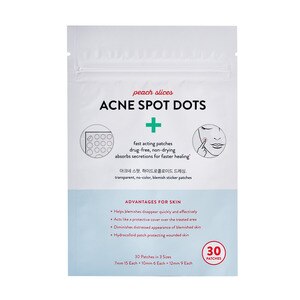 Peach Slices Acne Spot Dots Hydrocolloid Acne Pimple Patches