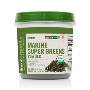 BareOrganics Marine Greens Powder, 8 Oz , CVS