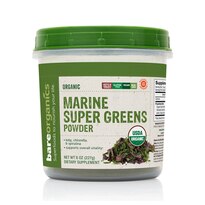 BareOrganics Marine Greens Powder, 8 OZ