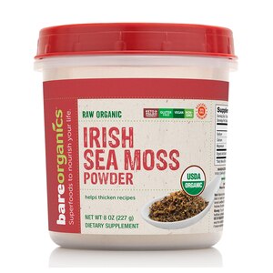 BareOrganics Irish Sea Moss Powder, 8 OZ