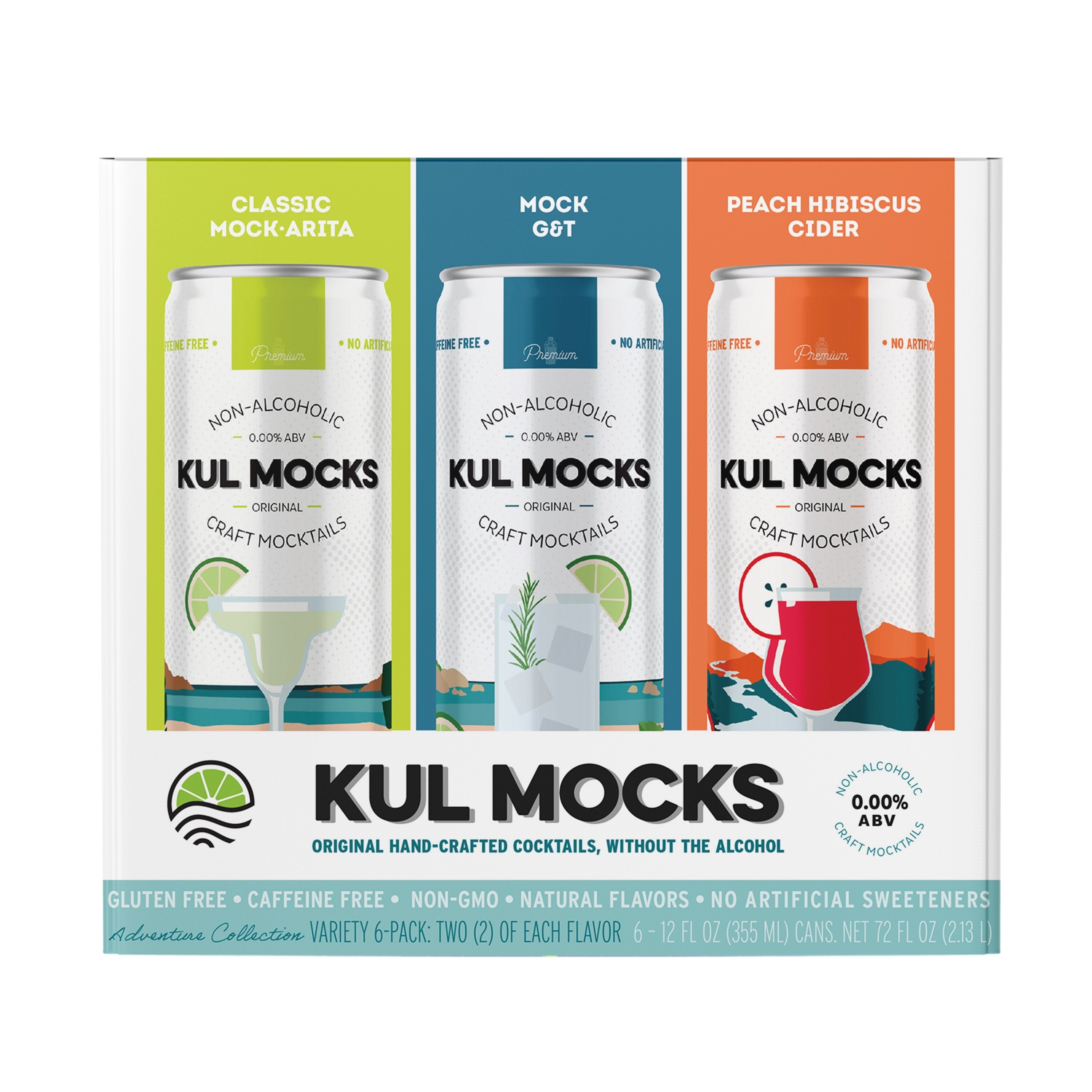 KUL MOCKS, Adventure Collection, Variety 6 PK