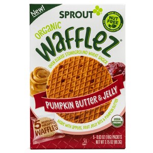 Sprout Foods Organic Pumpkin Butter & Jelly Wafflez, 5 Ct - 3.15 Oz , CVS