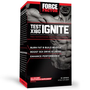 Force Factor Test X180 Ignite - 60 Ct , CVS