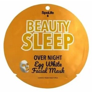 Spa Life Beauty Sleep Overnight Egg White Facial Mask, 10CT