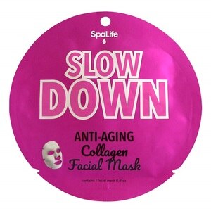 SpaLife Spa Life Slow Down Anti-Aging Collagen Facial Mask, 10 Ct , CVS