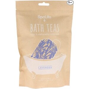 SpaLife Spa Life 100% Naturally Infused Bath Teas, Lavender - 3 Ct , CVS