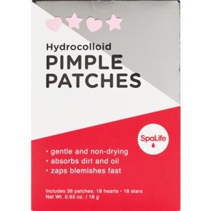 SpaLife Hydrocolloid Pimple Patches, 36CT