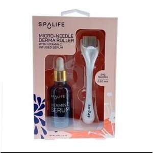 SpaLife Spa Life Micro-Needle Derma Roller With Vitamin C Serum - 1 Oz , CVS