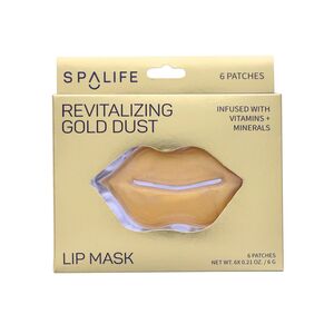 SpaLife Spa Life Gold Dust Lip Mask, 6 Ct , CVS