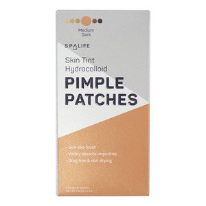 SpaLife Skin Tint Hydrocolloid Pimple Patches, 14 Ct - Shade Medium Dark , CVS