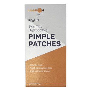 SpaLife Skin Tint Hydrocolloid Pimple Patches, 14 Ct - Shade Dark , CVS