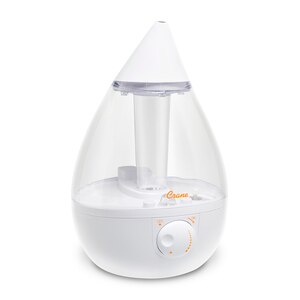 Crane Drop 1 Gallon Ultrasonic Cool Mist Humidifier - Clear/White , CVS