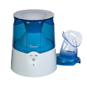 Crane 0.5 Gallon 2-In-1 Warm Mist Humidifier & Personal Steam Inhaler