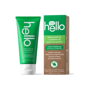 Hello Hemp Seed Oil Fluoride Free Toothpaste, 4 OZ