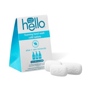 hello Aloe + Sea Minerals Foaming Hand Wash Refill Tablets, 3CT