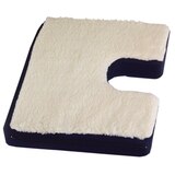 Bariatric Coccyx Gel Seat Cushion with Fleece Top, thumbnail image 1 of 1