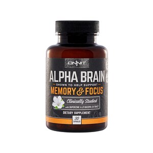 Onnit Labs Alpha Brain - Suplemento dietario, 30 u.