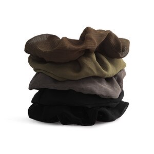 Kitsch Moss Crepe Scrunchies, 5CT
