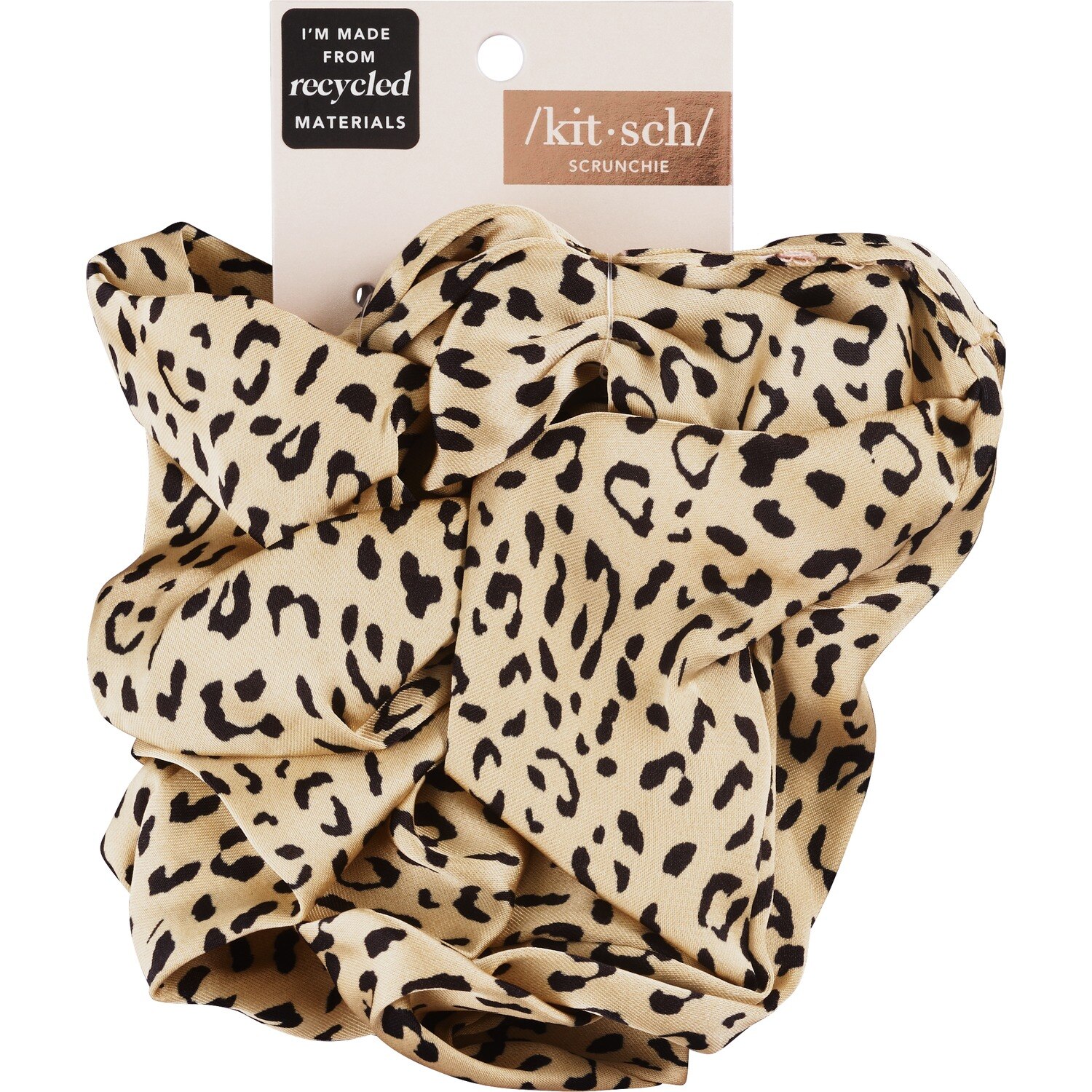 Kitsch Eco-Friendly Brunch Scrunchie - Leopard