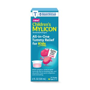 Children's Mylicon All-in-One Tummy Relief for Kids, Bubble Gum Flavor, 4 OZ