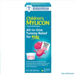 Children's Mylicon All-in-One Tummy Relief for Kids, Bubble Gum Flavor, 4 OZ