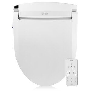 Brondell Swash Select DR802 Bidet Seat With Warm Air Dryer And Deodorizer, Round White , CVS