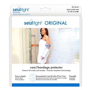 Seal Tight Original - Protector de yeso/venda, para brazo corto de adulto