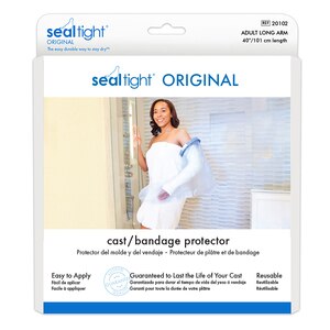 Seal Tight Original - Protector de yeso/venda, para brazo largo de adulto