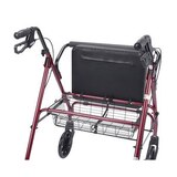 Drive Medical Heavy Duty Bariatric Walker Rollator with Large Padded Seat, thumbnail image 3 of 4