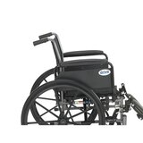 Drive Medical Cruiser III Wheelchair with Flip Back Removable Full Arms and Elevating Leg Rests, 20" Seat, thumbnail image 2 of 3