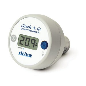 Drive Medical O2 Analyzer With 3 Digit LCD Display , CVS