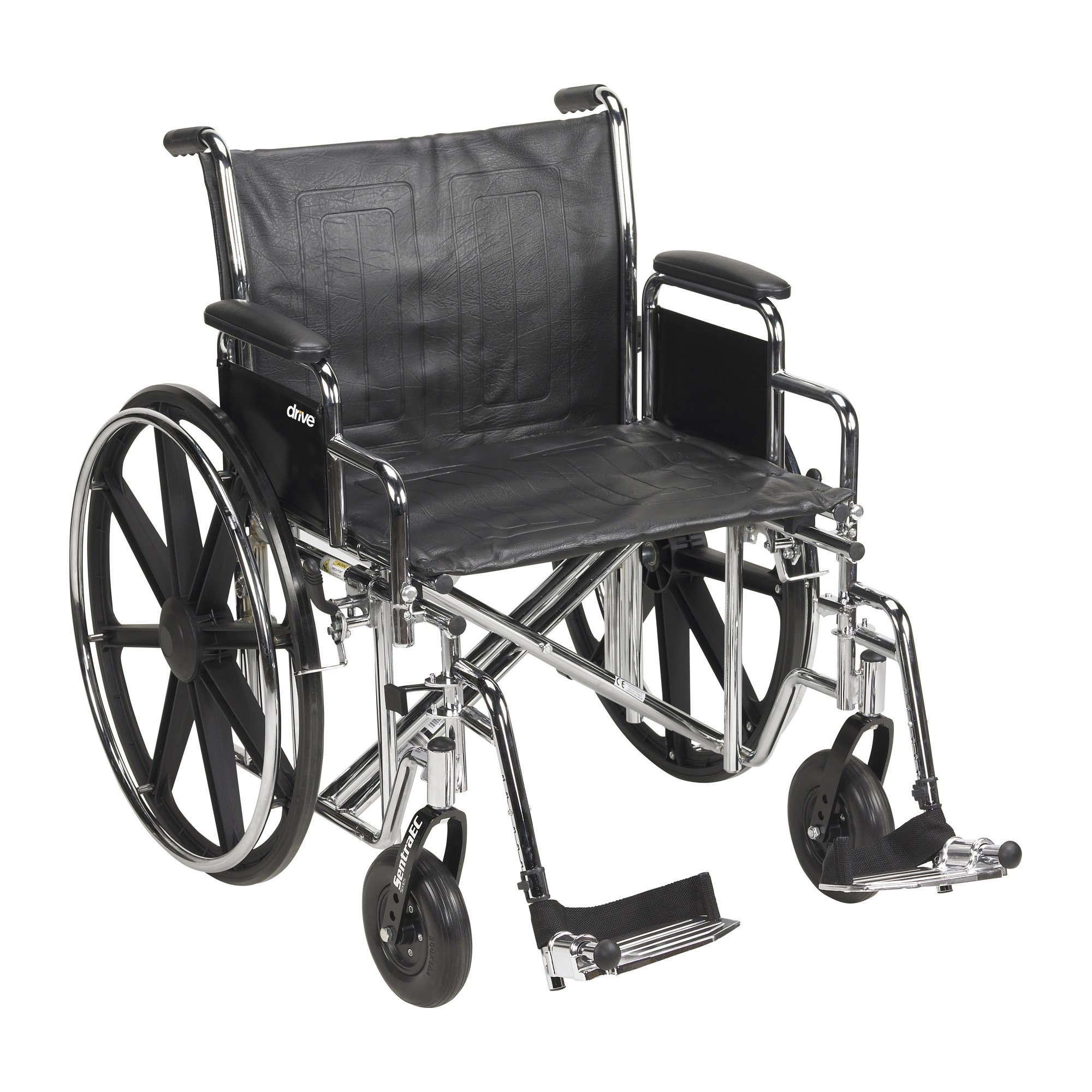 McKesson Bariatric Wheelchair 22 Inch Seat Width 450 lbs. Weight Capacity | CVS -  STD22ECDDASF