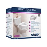 Drive Medical Raised Toilet Seat with Lock, Standard Seat, 6", thumbnail image 3 of 4