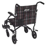Drive Medical Fly Lite Ultra Lightweight Transport Wheelchair, thumbnail image 4 of 5
