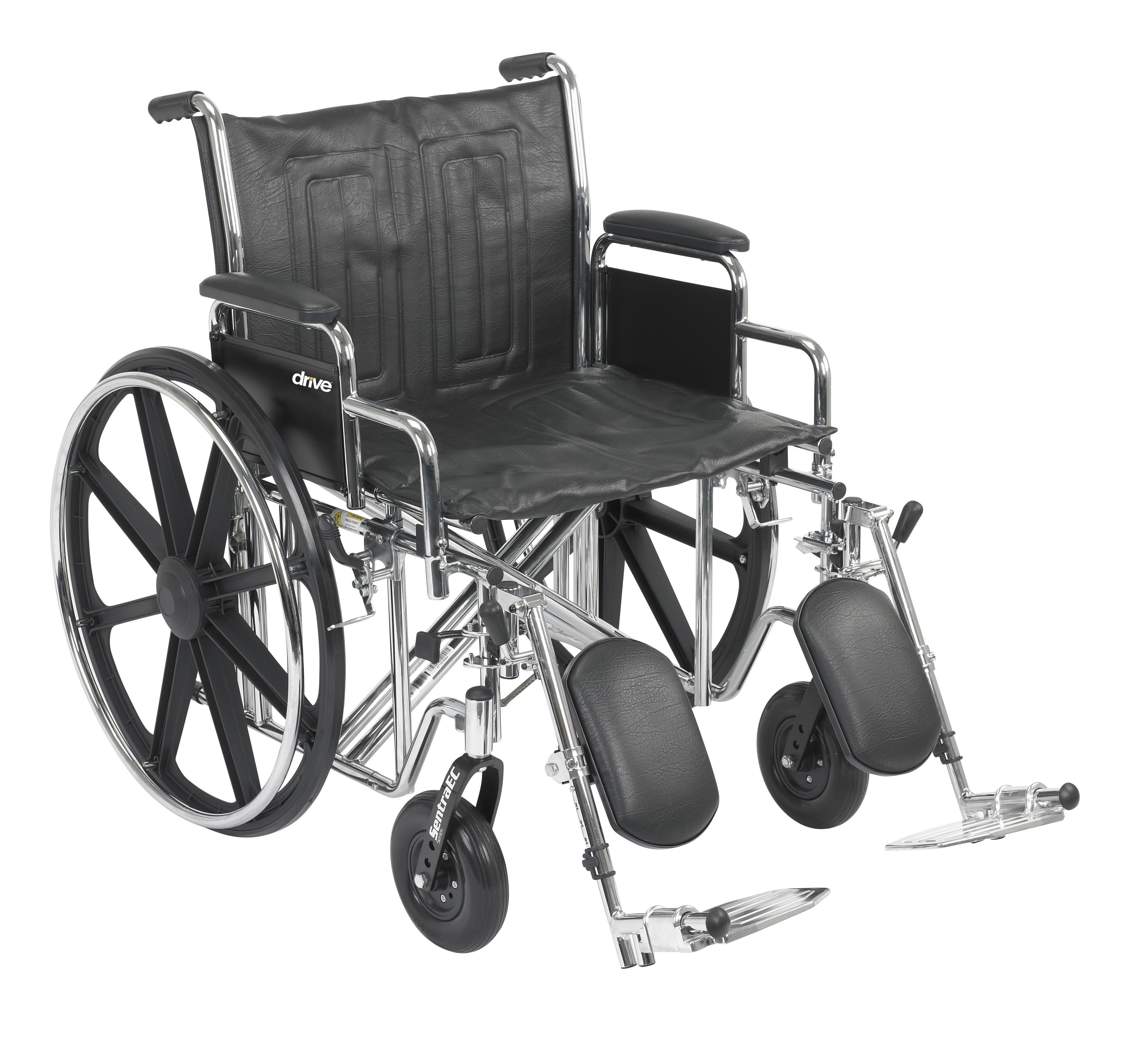 McKesson Bariatric Wheelchair 22 Inch Seat Width 450 Lbs. Weight Capacity , CVS