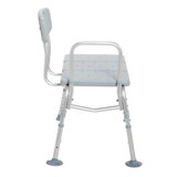 Drive Medical Plastic Tub Transfer Bench with Adjustable Backrest, thumbnail image 4 of 6