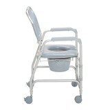 Drive Medical Lightweight Portable Shower Chair Commode with Casters, thumbnail image 5 of 5