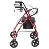 Drive Medical Aluminum Rollator with Fold Up and Removable Back Support and Padded Seat, thumbnail image 3 of 5