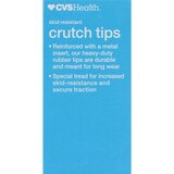 CVS Health Crutch Tips, Gray, 7/8", 2 CT, thumbnail image 3 of 3